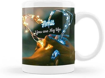 sublix Mug 325 ml pack of 1 mug_love_071_RAHUL Ceramic Coffee Mug(325 ml)