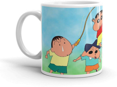 Fifth Creations Shinchan Masti Tea Cup Best Gift for Boy Friend ,KIDS Gift for Kids,Brother Ceramic Coffee Mug(330 ml)