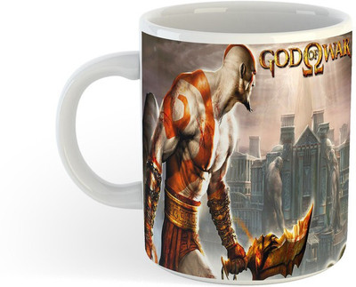 MME All Day New Printed God Of War Ceramic Coffee 3_New Ceramic Coffee Mug(330 ml)