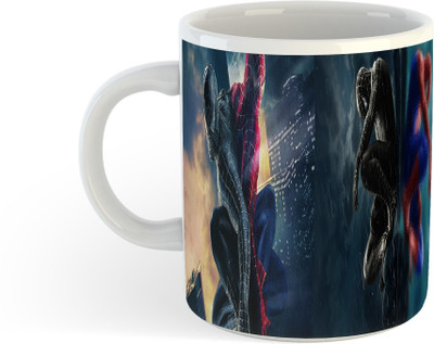 MME SPIDER MAN , PETER PARKER , MARVEL SUPER HERO , IDEAL FOR EVERYONE , SPIDER MA Ceramic Coffee Mug(330 ml)