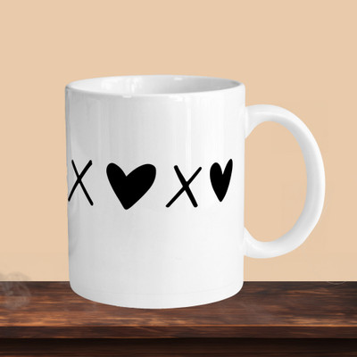 sublix NEW_Xoxo R Ceramic Coffee Mug(330 ml)