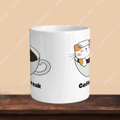 Print Ginnie 101_Relax Coffee Break R-A Ceramic Coffee Mug(325 ml)