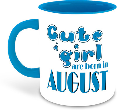 FLEXERSTYLE NEW2025-CuteGirlBAug_new mug_325ml pack of 1 Ceramic Coffee Mug(325 ml)