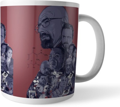 Morons Breaking Bad - Netflix Series Merchandise D7 Ceramic Coffee Mug(350 ml)