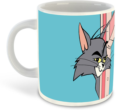 FLEXERSTYLE NEW2025-Printed White Coffee - D15 Ceramic Coffee Mug(325 ml)