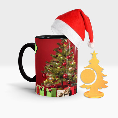 Fifth and Moon C-BLK-MCT-48 Ceramic Coffee Mug(320 ml, Pack of 3)