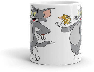 Mr UVD BuntyCreations Tom and Jerry Printed_MUGG Ceramic Coffee Mug(350 ml)