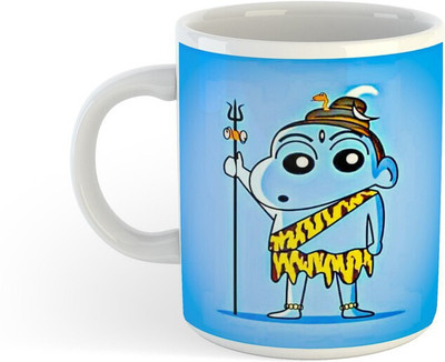 FLEXERSTYLE NEW2025_SELFIE WITH BAJRANGI PRINTED CERAMIC COFFEE MUG 13 Ceramic Coffee Mug(330 ml)
