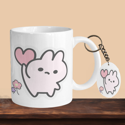 VM MALL 101_Teddy 01 R-O Ceramic Coffee Mug(330 ml)