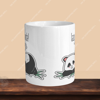 Print Ginnie 101_Panda Lazy R-O Ceramic Coffee Mug(325 ml)