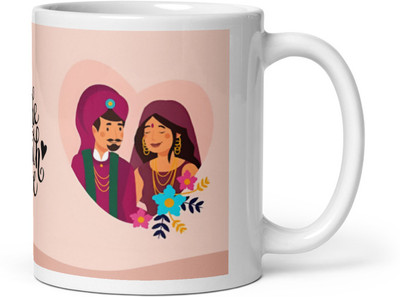 Mr UVD Made With Love Married Couples Gift Item_MUGG Ceramic Coffee Mug(350 ml)