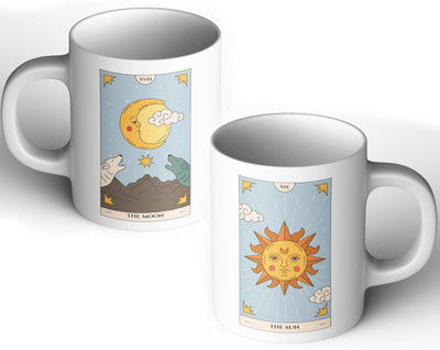 Abaronee Abaronee_cc14 Ceramic Coffee Mug(350 ml, Pack of 2)