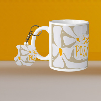 Printhorizon 101_VM Have A Good Day L-A Ceramic Coffee Mug(315 ml, Pack of 2)