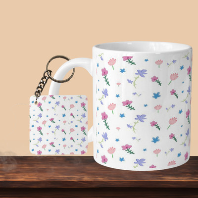 sublix NEW_Flower Full L-S Ceramic Coffee Mug(330 ml)