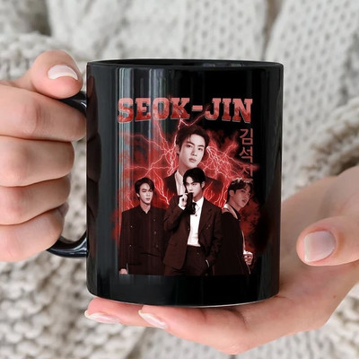 sabali Jin Astronaut Art Red Black Printed 350 ML Ceramic Porcelain Coffee Mug(350 ml)