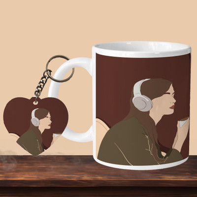 VM MALL 101_To Make Me Happy L-H Ceramic Coffee Mug(330 ml)