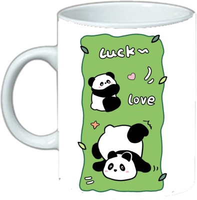 Solo Gift Cute Panada mug 040 Ceramic Coffee Mug(300 ml)