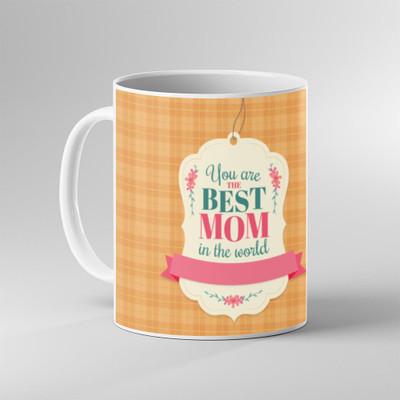 VIKESA Printed Cup , Gifts for Mom, Dad, Bro, Sister, Cousins, Relatives & Friends - Ceramic Coffee Mug(426 ml)