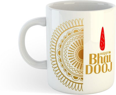 UNIARAWALAS Special Gift For Sister Sis On Bhai Dooj (HD-D-9) Ceramic Coffee Mug(325 ml)