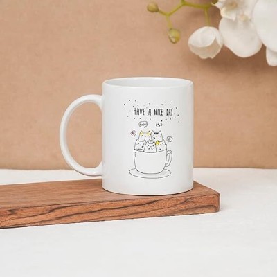 BE UNIQUE Mug for Daily Use & Gift to Couples Wife Husband Boyfriend Girfriend Brother C11 Ceramic Coffee Mug(330 ml)