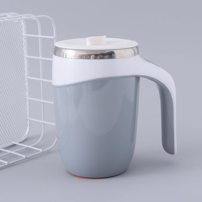 KUBER INDUSTRIES Anti-Fall Insulated Coffee with Suction Bottom|500 ML|Grey Stainless Steel Tumbler(500 ml)
