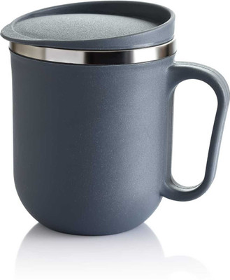 Raghunandan Premium Plastic & Steel Coffee for Tea, Milk & Coffee Lovers Plastic Coffee Mug(400 ml)