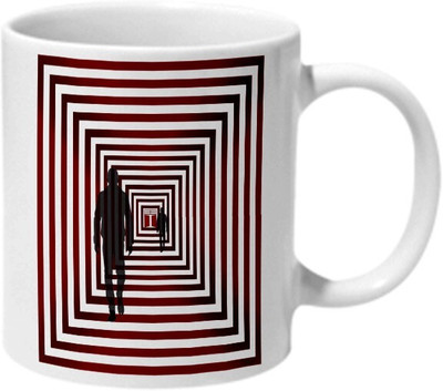 Mooch Wale Moh Maya Ceramic Coffee Mug(325 ml)