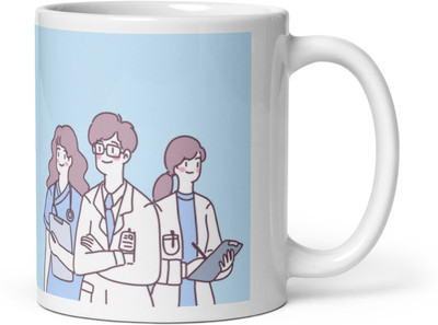 Mr UVD Doctors with His staff_MUGG Ceramic Coffee Mug(350 ml)