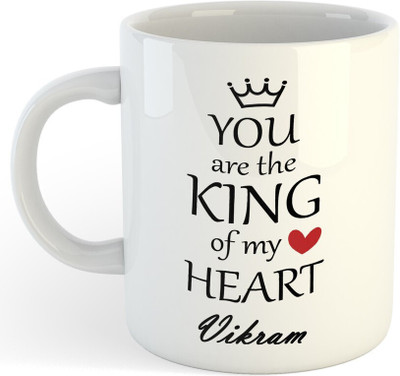 Daddy dream NEW-Vikram You Are King Of My Heart , Best Gift For_NA Ceramic Coffee Mug(325 ml)