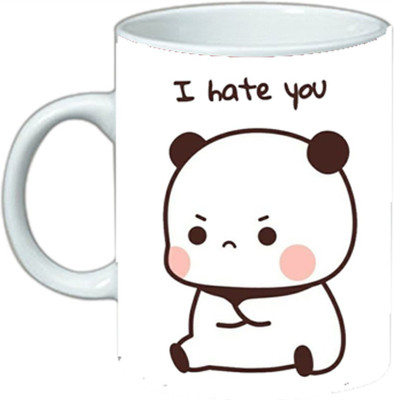 Shubham designer gallery DuDu and BuBu 018 Ceramic Coffee Mug(300 ml)