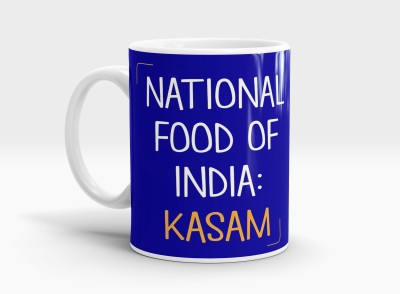 WINGS MART National food of india kasam Ceramic Coffee Mug(320 ml)