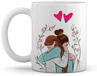 unique for me happyFriendshipDayWhiteMug Ceramic Coffee Mug(325 ml)