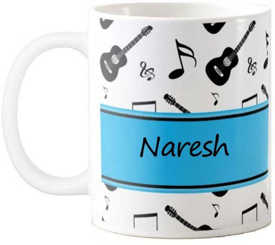 Exocticaa Happy Birthday Gift for Namrata Music 011 Ceramic Coffee Mug(325 ml)