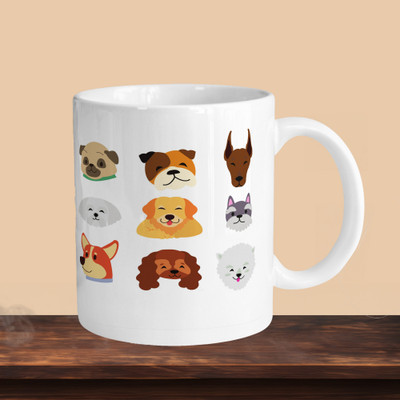 Hunter Studio 101_Dogs R Ceramic Coffee Mug(330 ml)