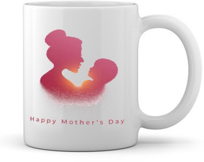 Gifting Style Happy Mother's Day Designer Printed Cup For Your Mom Ceramic Coffee Mug(350 ml)
