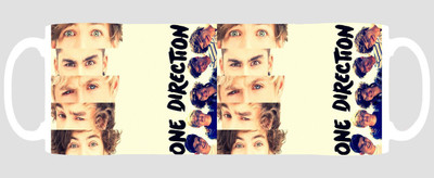 Mooch Wale One Direction Eye Ceramic Coffee Mug(325 ml)