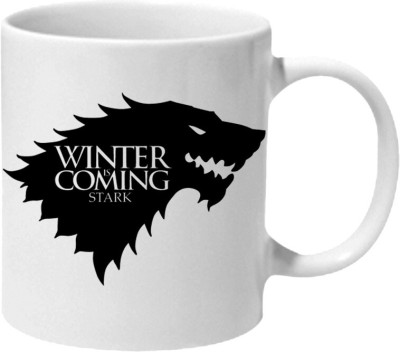 Mooch Wale Game Of Thrones Winter Is Coming House Stark Ceramic Coffee Mug(325 ml)