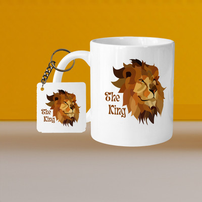 Printhorizon 101_VM Be Yourself L-A Ceramic Coffee Mug(315 ml, Pack of 2)