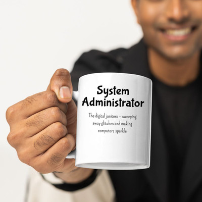 Moon Glow Inspirations System Administrator Ceramic Coffee Mug(325 ml)