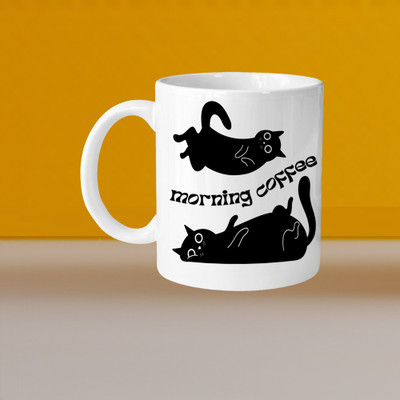 Print Ginnie 101_VM Be Happy L Ceramic Coffee Mug(516 ml)