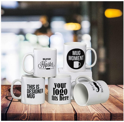Print Ginnie 101_Perfect for Coffee and Tea - With Keychain VM Stay Strong As Your Coffee L S Ceramic Coffee Mug(325 ml)