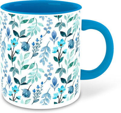 FLEXERSTYLE NEW2025-Mug FlowerNew-CM-325 ml pack of 1 _NEW Ceramic Coffee Mug(325 ml)