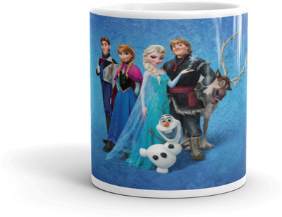 MoreAndMore Specially Designed Frozen Princess Fan F06 Ceramic Coffee Mug(350 ml)