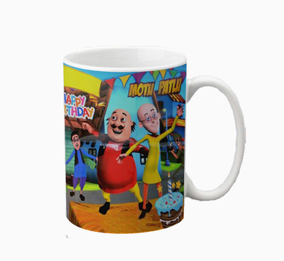 CHARMING Happy Birthday Printed Coffee BRTH23 Quote WhiteMug Ceramic Coffee Mug(350 ml)