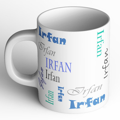 Abaronee 1010_Irfan b005 in name Ceramic Coffee Mug(350 ml)