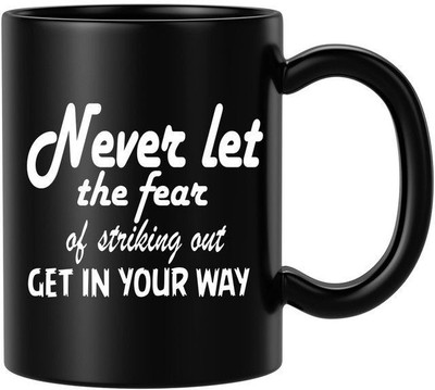 BLISSart New_Premium_coffee ceramic mug_hh354 Ceramic Coffee Mug(350 ml, Pack of 4)