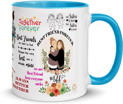 TAJNAN TAJ-BESTFRD-YELLOW Ceramic Coffee Mug(350 ml)