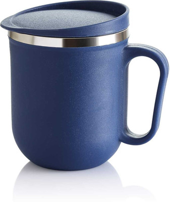 ramnath Premium Plastic & Steel Coffee for Tea, Milk & Coffee Lovers Plastic Coffee Mug(400 ml)