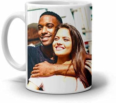 Convay Ceramics Photo Quote Name Wish for Valentine's Day Ceramic Coffee Mug(330 ml)