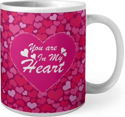 Phirki Studio YOU ARE IN MY HEART Ceramic Coffee Mug(325 ml)